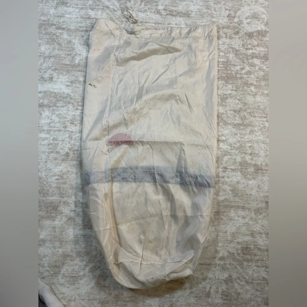 Vintage Sail Bag City Island‎ NY Appleton Sailmakers Nautical Storage Sack